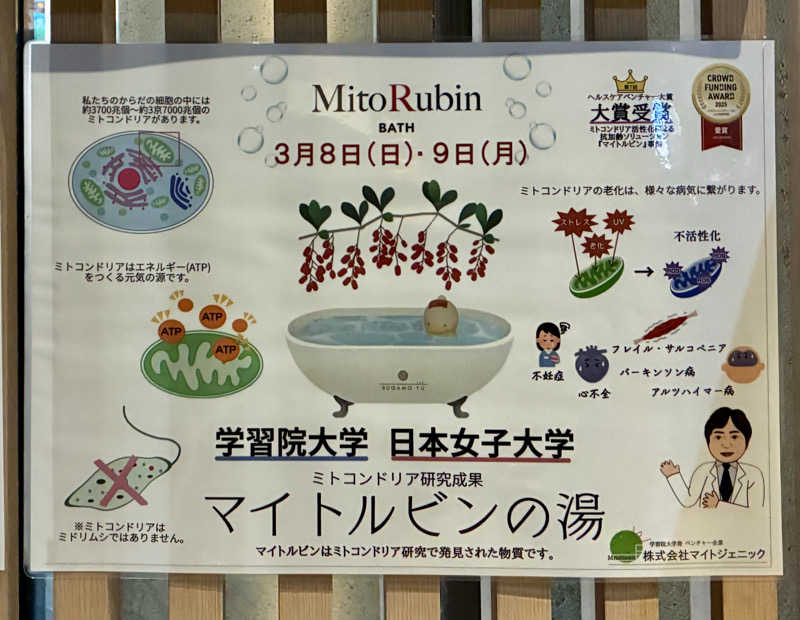 みらくるさんの巣鴨湯のサ活写真