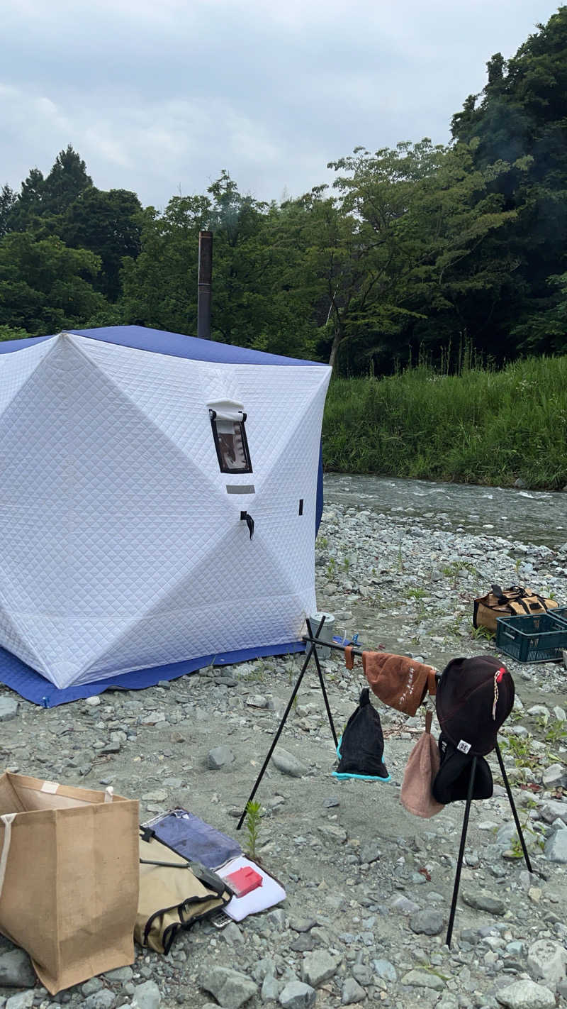 みちさんの松田町寄 中津川河川敷のサ活写真