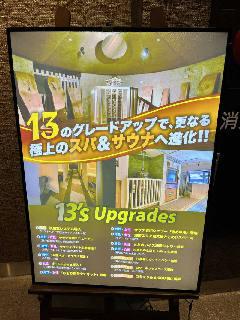 みちさんの湘南RESORT SPA 竜泉寺の湯 湘南茅ヶ崎店のサ活写真