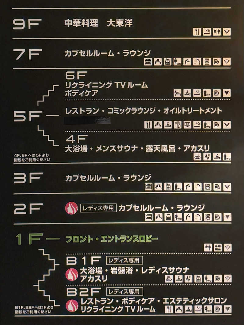 Ys_sauna_logさんの大東洋レディススパのサ活写真