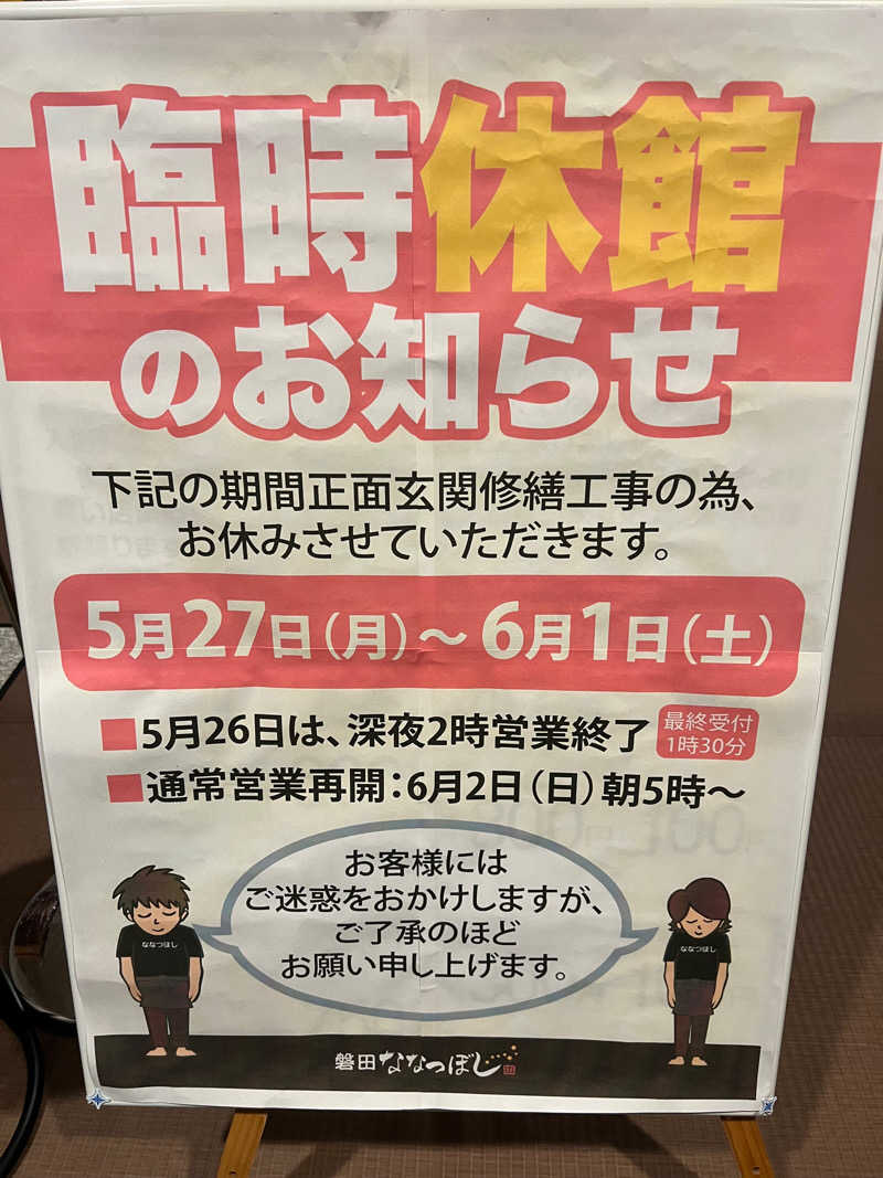 かねつこさんの健康ゆ空間 磐田ななつぼしのサ活写真