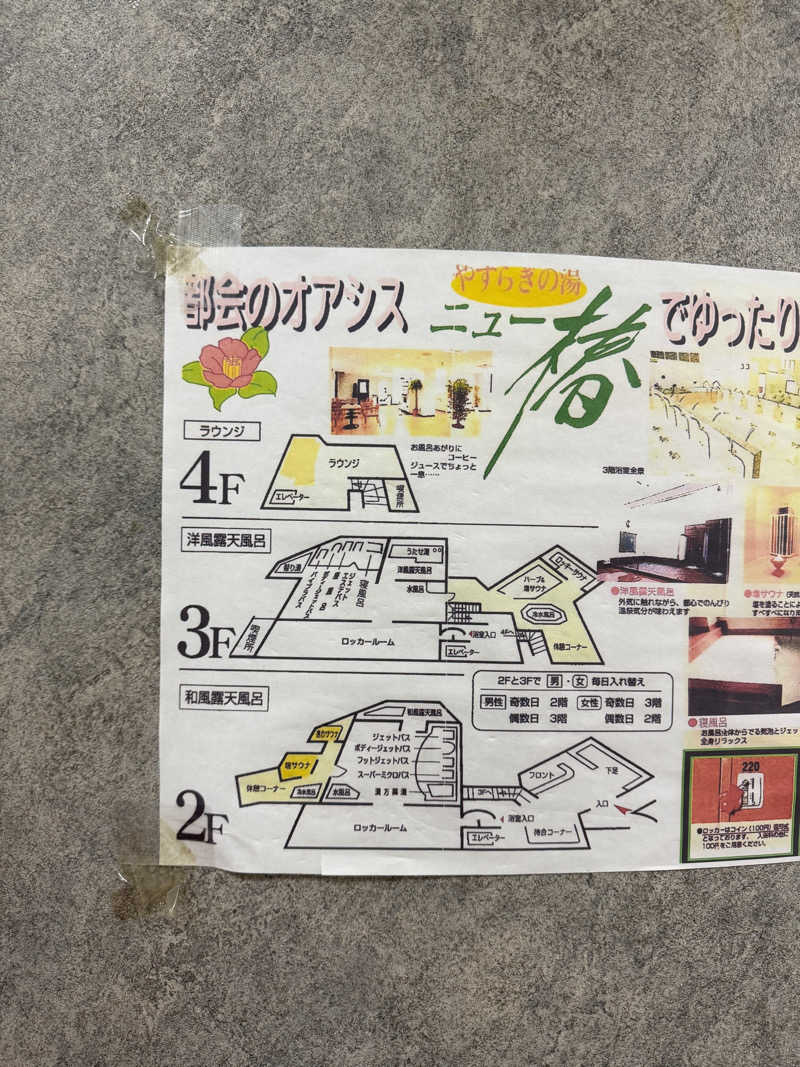 減量マンさんのやすらぎの湯 ニュー椿のサ活写真