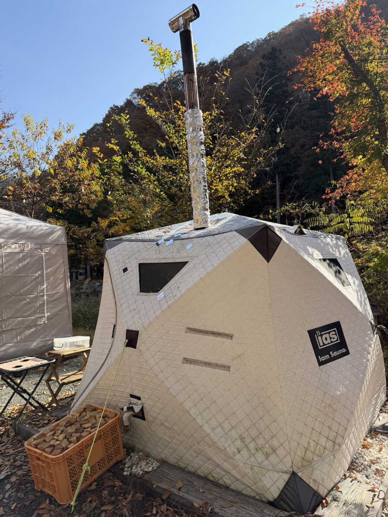 減量マンさんの道志川サウナのサ活写真