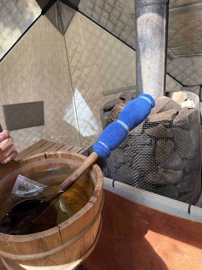 減量マンさんの道志川サウナのサ活写真