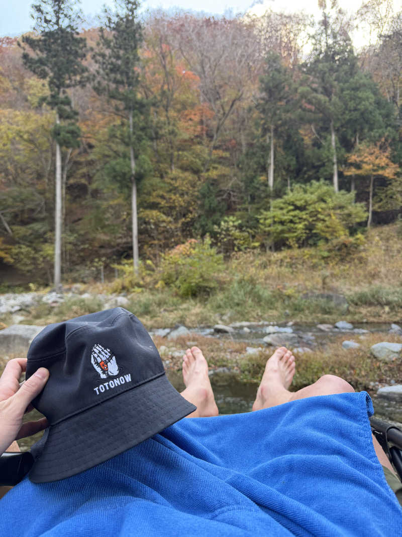 減量マンさんの道志川サウナのサ活写真