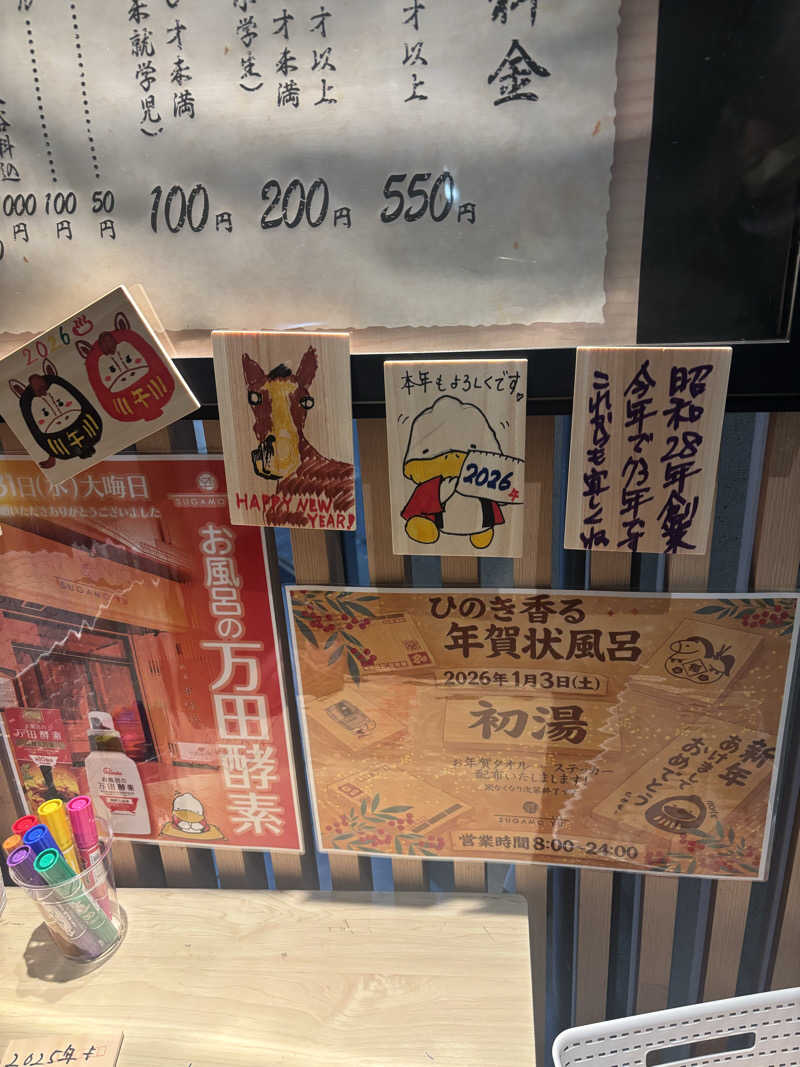 アポロチョコさんの巣鴨湯のサ活写真