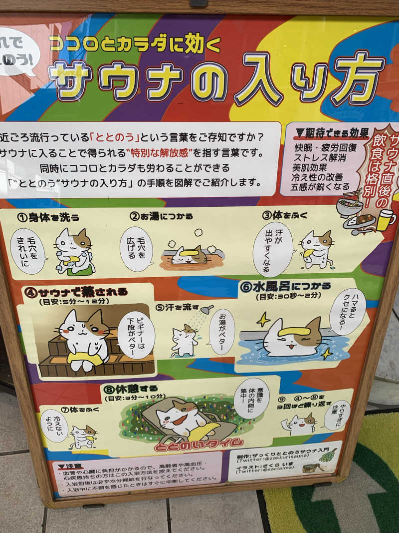 ダンツさん🧖‍♂️さんのサウナ&カプセルホテル レインボー新小岩店のサ活写真