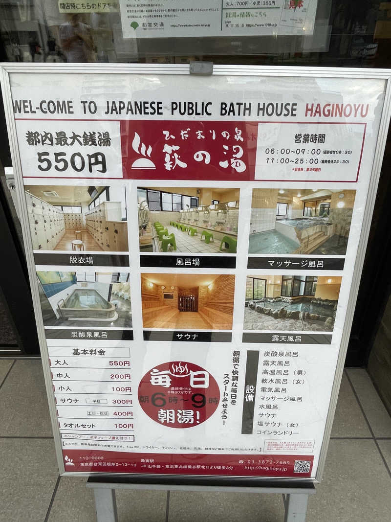 nanacoさんのひだまりの泉 萩の湯のサ活写真