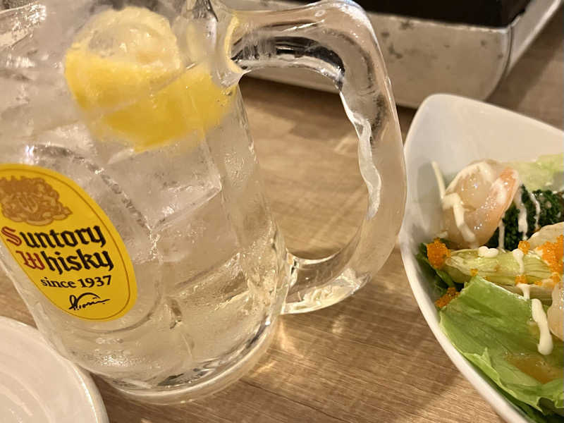 中身はジンビームハイボール