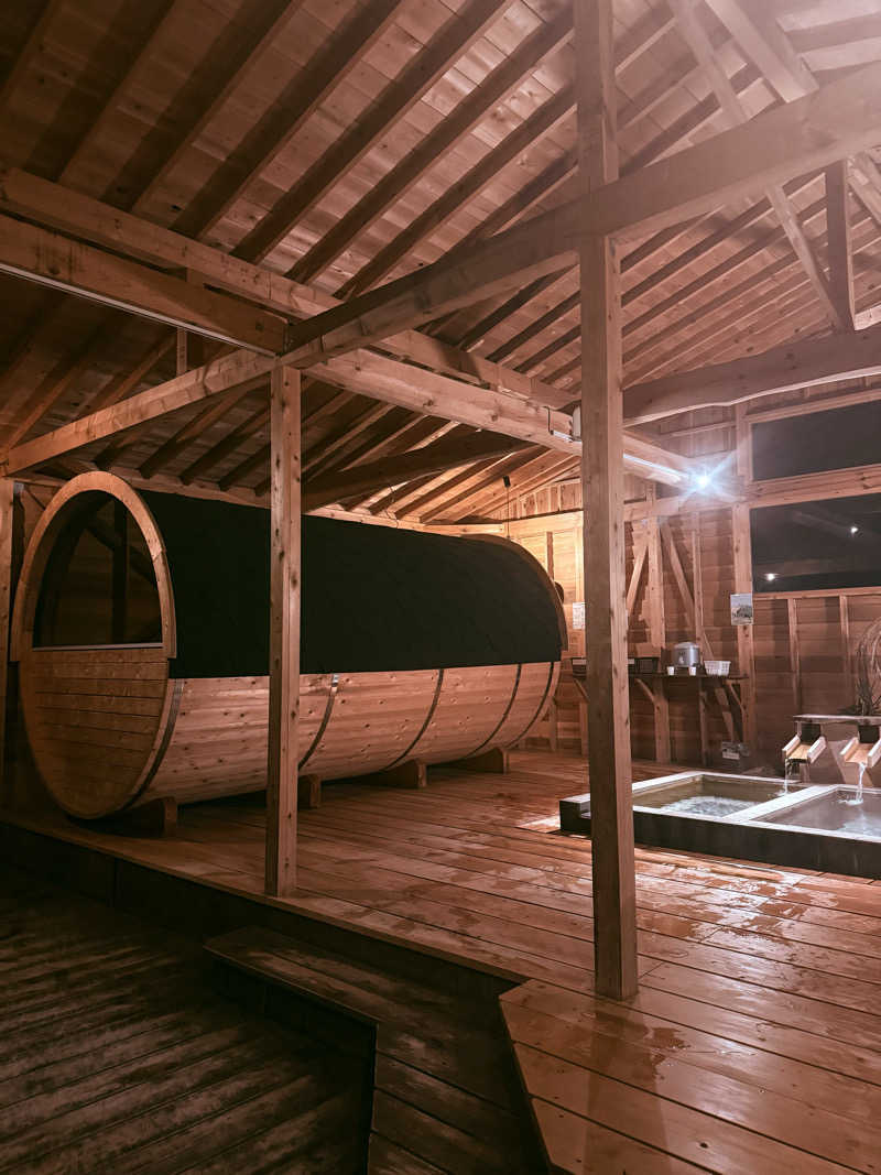 大西  美奈子さんの山の中のバレルサウナ｢Tramonto｣のサ活写真