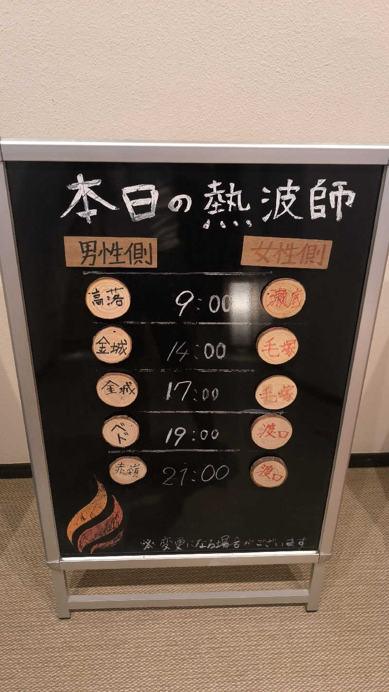 さとしぱんさんの琉球温泉 龍神の湯のサ活写真