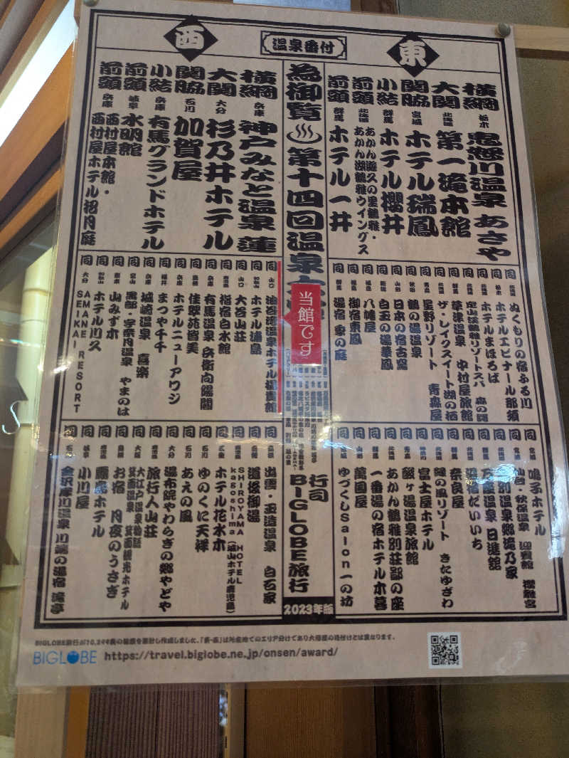 湯ーキャンスマイルさんの油谷湾温泉 ホテル楊貴館のサ活写真