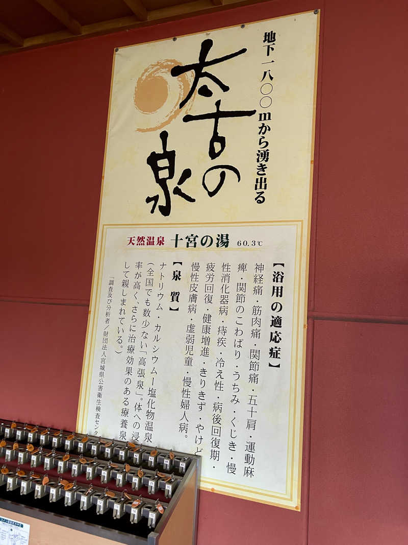 samtos♨️さんの極楽湯 富谷店のサ活写真