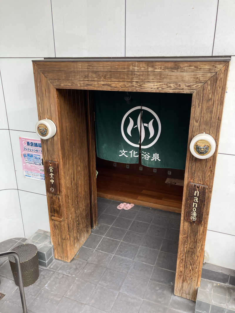 濡れタオル持ち歩き三郎さんの文化浴泉のサ活写真