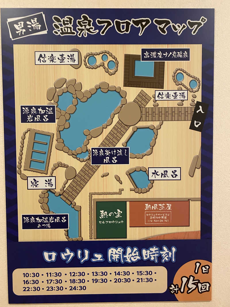 ライプラさんの天然温泉 延羽の湯 本店 羽曳野のサ活写真