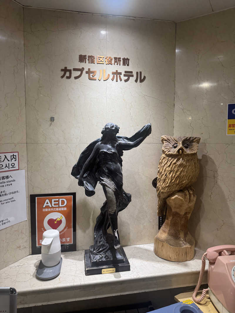 ときびとさんの新宿区役所前カプセルホテルのサ活写真