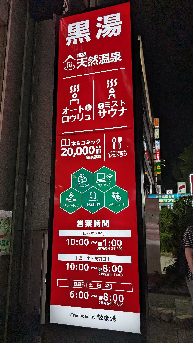 GSX-8SさんのRAKU SPA Station 府中のサ活写真