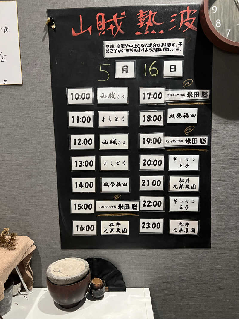 37パットさんの山賊サウナのサ活写真