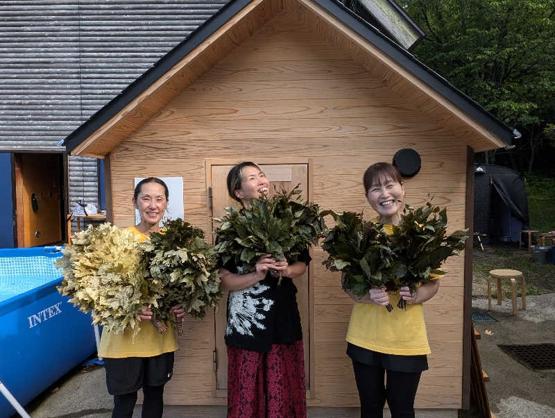 ▼・谷・▼パグ使い。さんのNature Sauna(大山隠岐国立公園内・一向平キャンプ場)のサ活写真