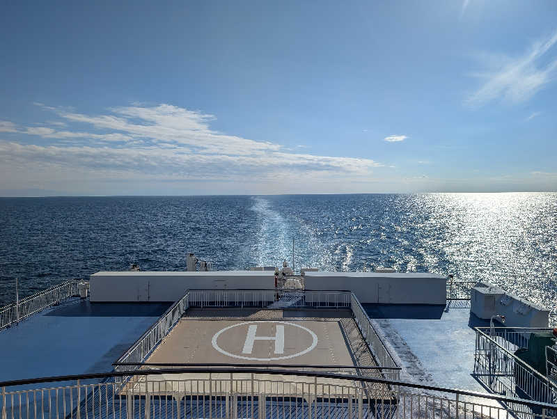 ▼・谷・▼パグ使い。さんのあざれあ(新日本海フェリー)のサ活写真