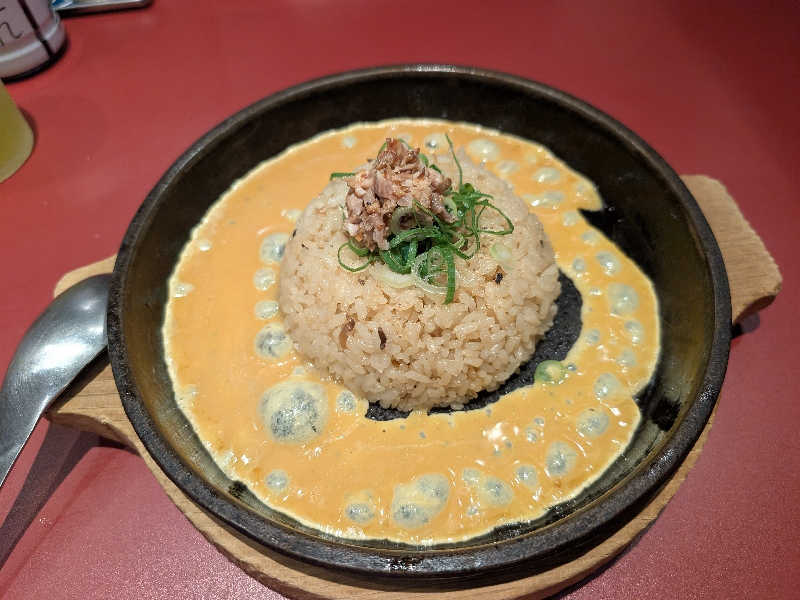 鉄板炒飯中size＆チャオズ🥟