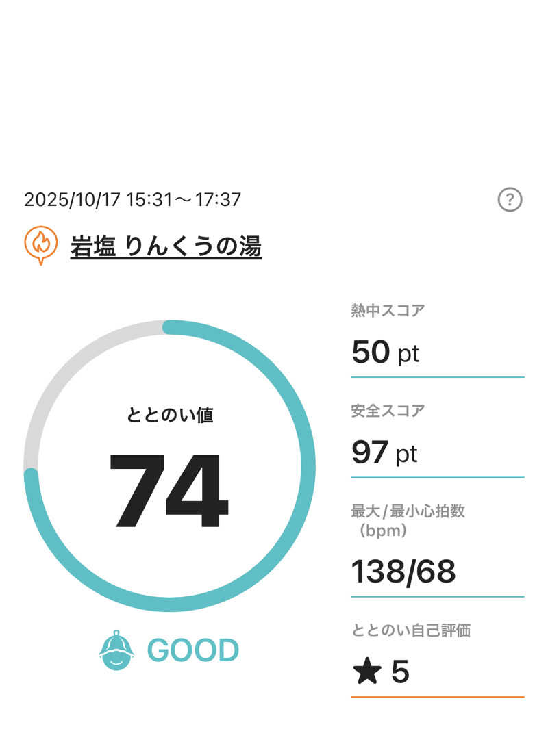 シンゴさんのりんくうの湯のサ活写真