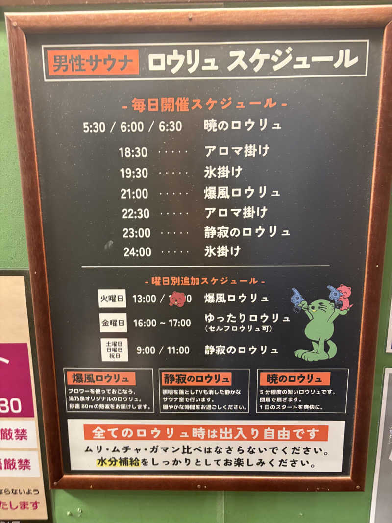 ビール星人🍺さんの湯乃泉 草加健康センターのサ活写真