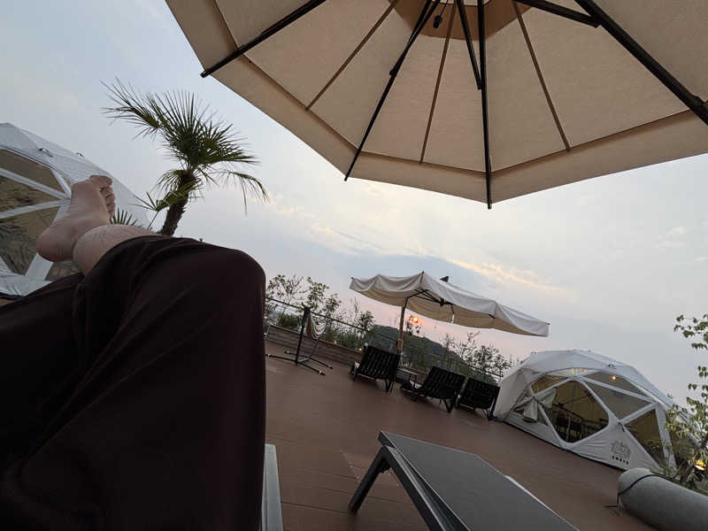 ハードコアモーリーさんの温泉バルコニー キング&クイーンのサ活写真