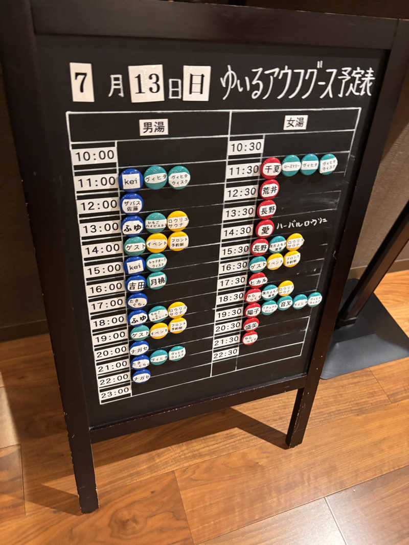 ERIZOさんの朝日湯源泉ゆいるのサ活写真