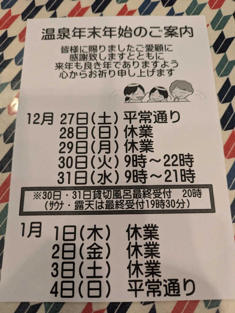 しもひろさんの小松グリーンホテルのサ活写真
