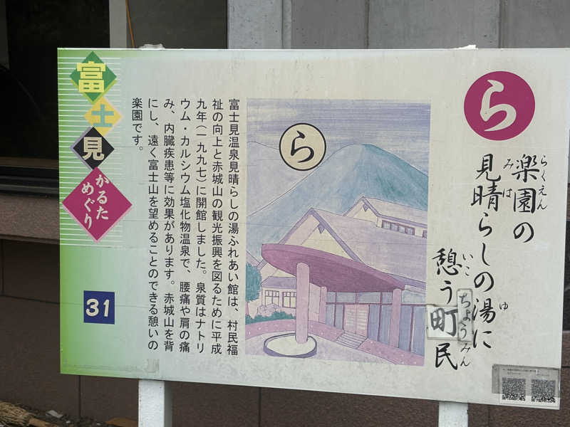 グミベアさんの富士見温泉見晴らしの湯ふれあい館のサ活写真