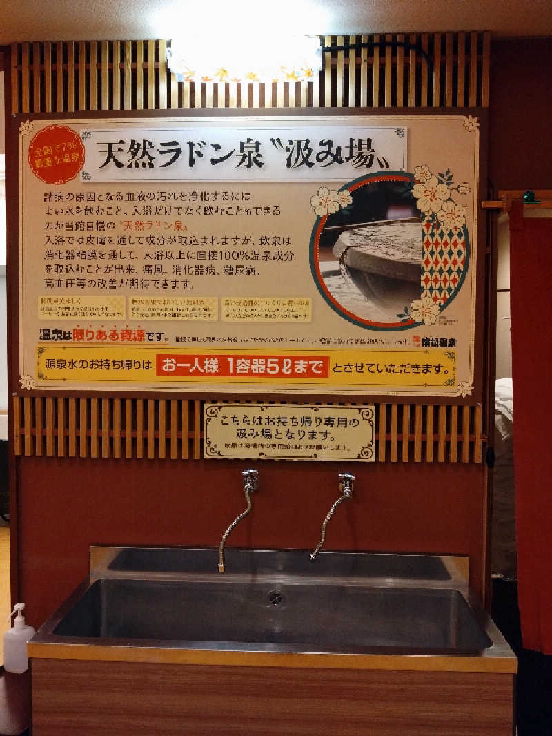 🍹ガラポさん【🈂️旅大好き】さんの猿投温泉 金泉の湯のサ活写真