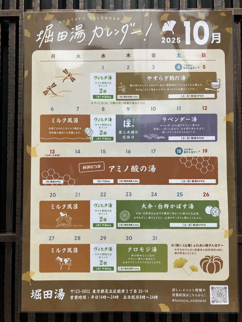 壱さんの堀田湯のサ活写真