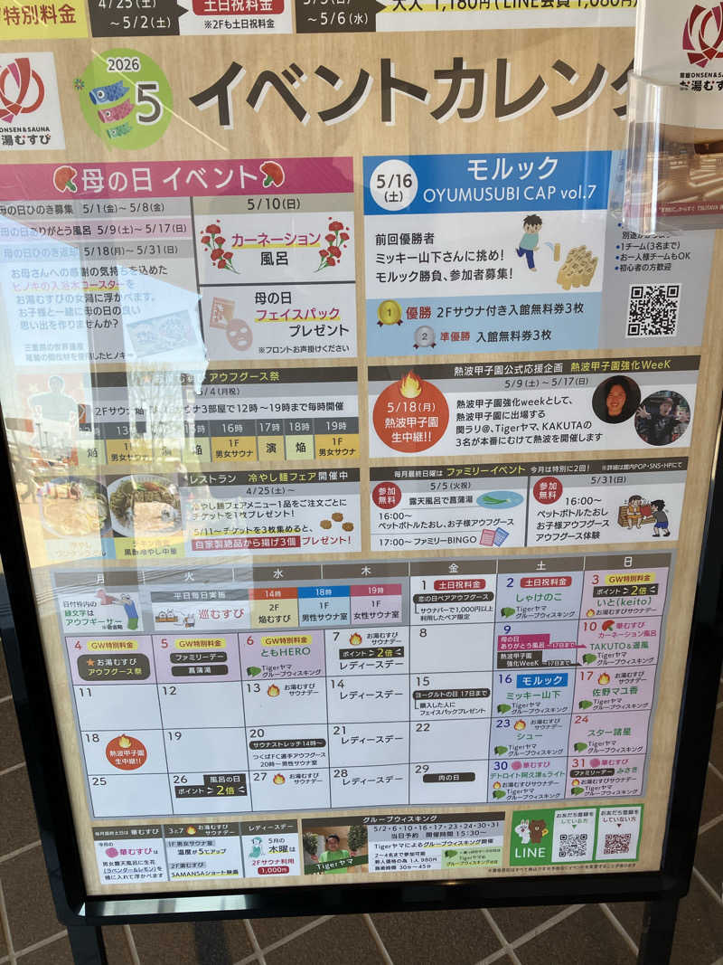 壱さんの常総ONSEN&SAUNA お湯むすびのサ活写真