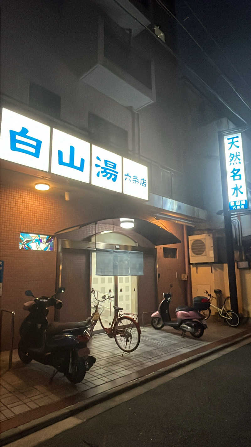 えりんぎさんの白山湯 六条店のサ活写真