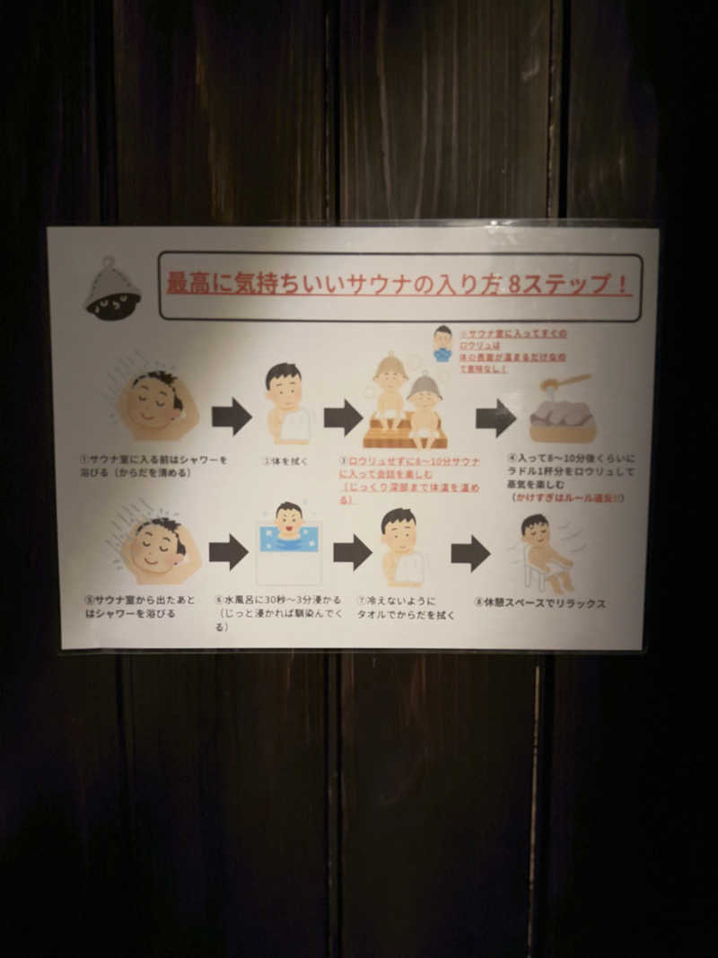 合法的中毒者さんのSAUNA OOO OSAKA(サウナオーオオサカ)のサ活写真