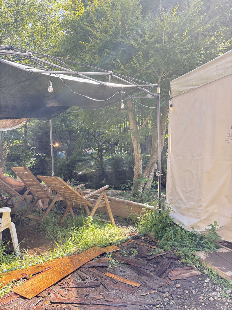 黄色のサウナハットマンさんの公衆アウトドアサウナ ノサウナのサ活写真