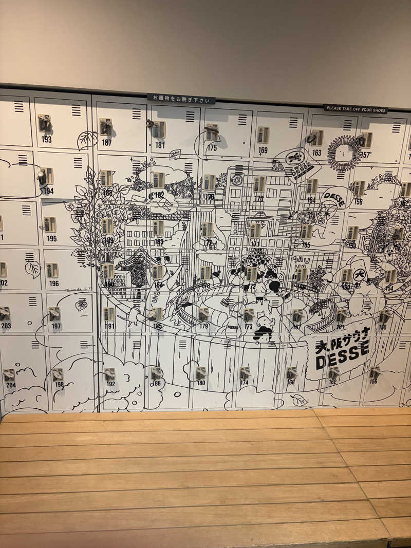 ごリラックスみのるさんの大阪サウナDESSEのサ活写真