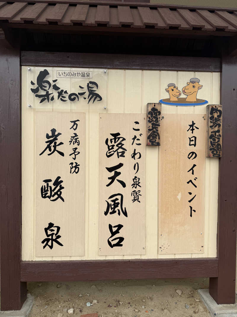 🏇少し競馬好きなサウナーです♨️さんの楽だの湯 一宮店のサ活写真