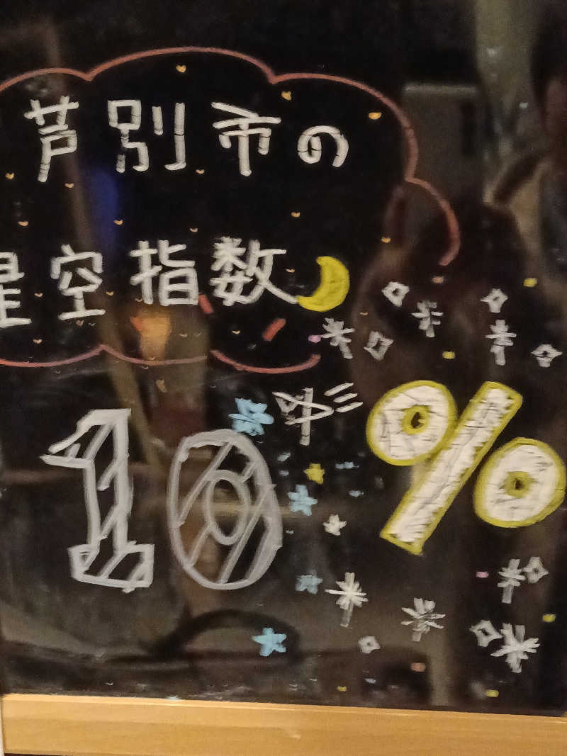 ひなこさんの芦別温泉 おふろcafé 星遊館 (芦別温泉スターライトホテル)のサ活写真