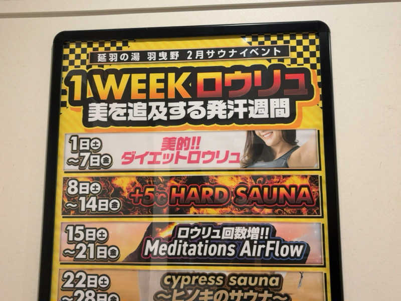 7245さんの天然温泉 延羽の湯 本店 羽曳野のサ活写真