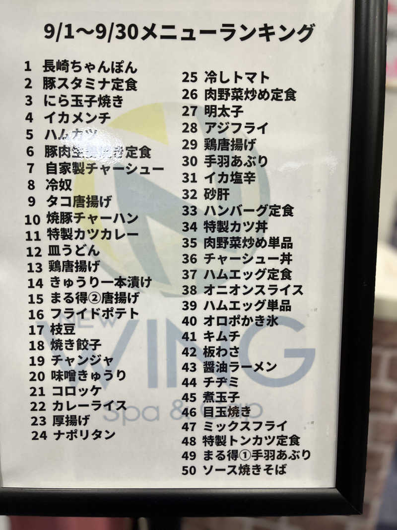 Takaさんのスパ&カプセル ニューウイングのサ活写真