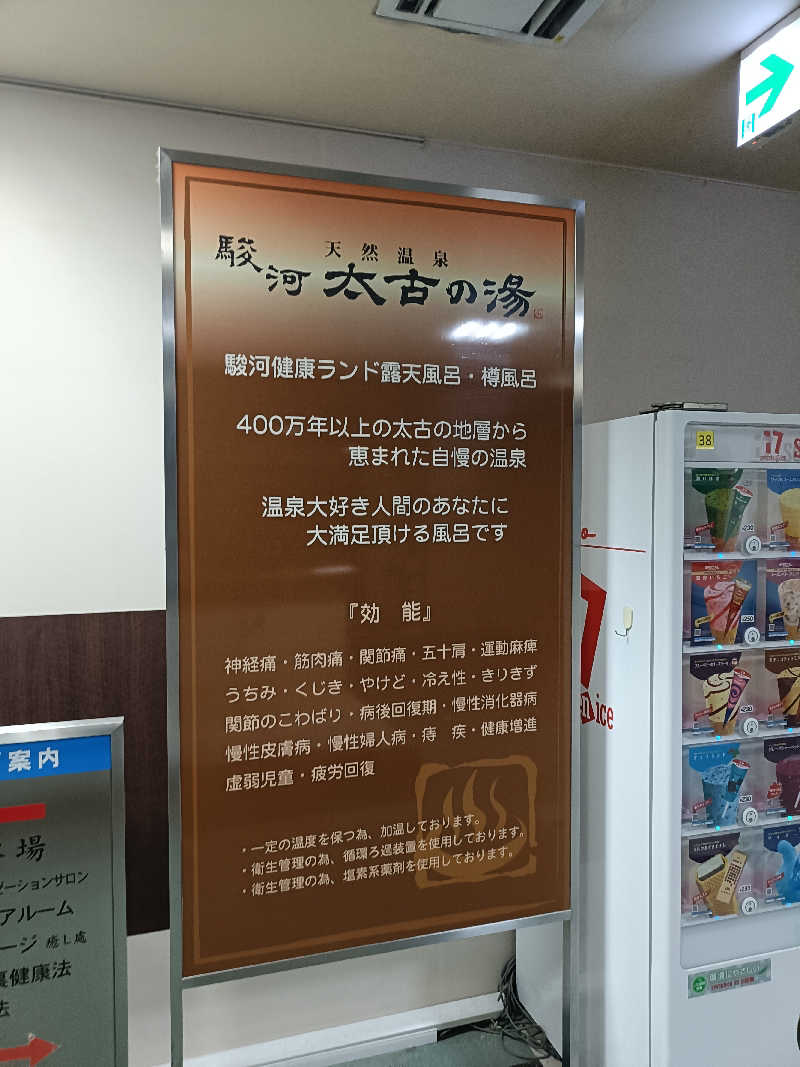 しこいちさんの駿河健康ランドのサ活写真