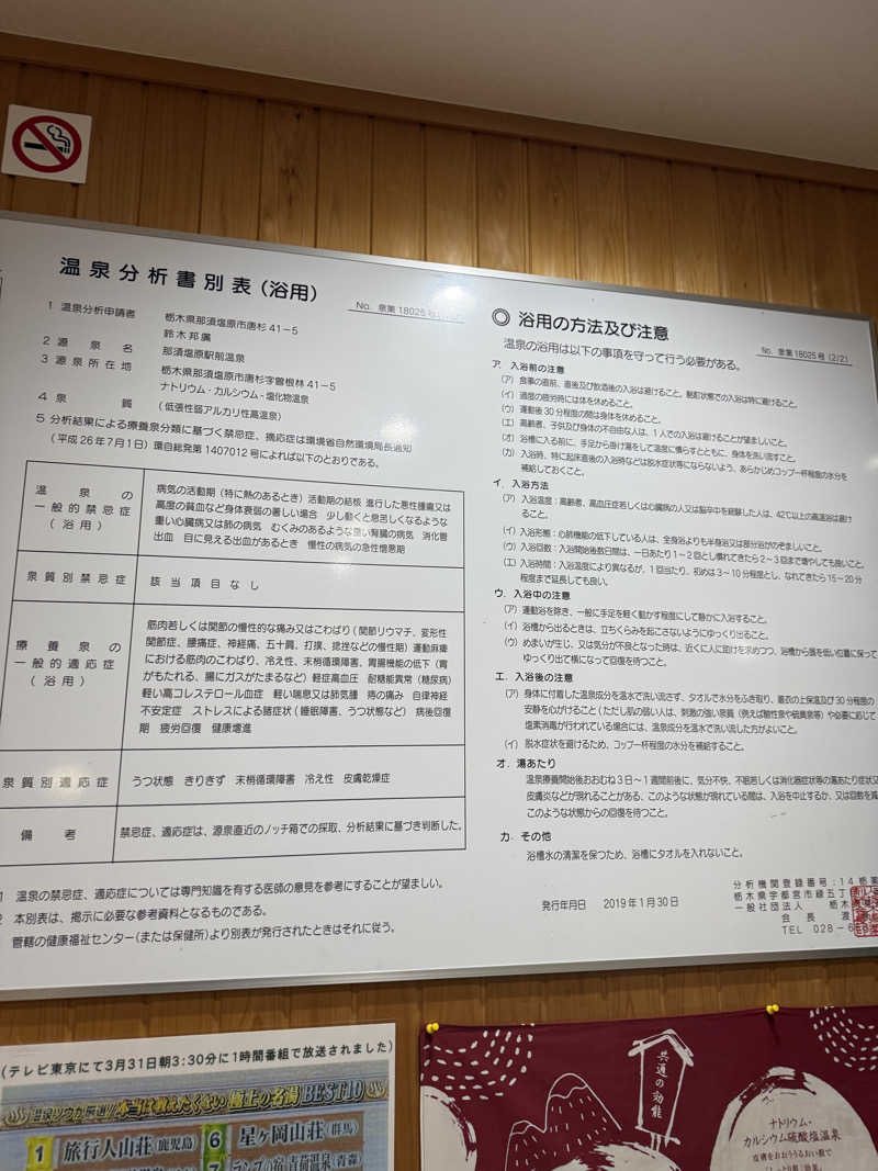 みっこさんの那須塩原駅前温泉のサ活写真