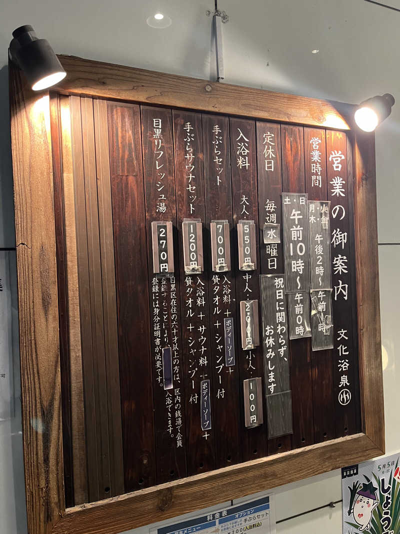 tetraTさんの文化浴泉のサ活写真