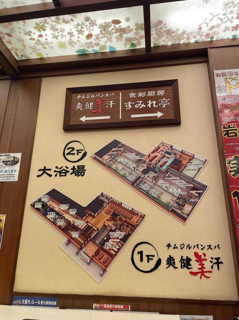 ｱ。さんの彩都天然温泉すみれの湯のサ活写真