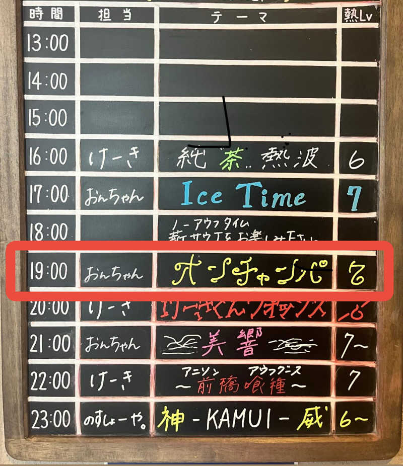 クリーパーパパさんの毎日サウナ 前橋本店のサ活写真