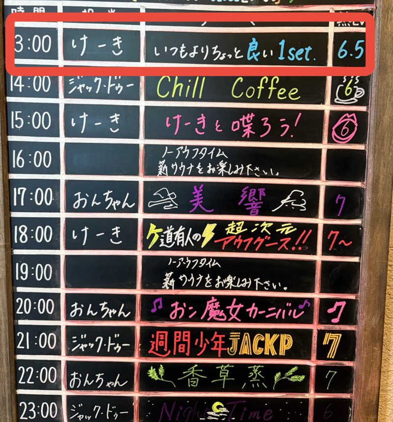 クリーパーパパさんの毎日サウナ 前橋本店のサ活写真