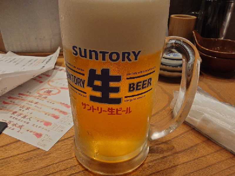 生ビール　大ジョッキ