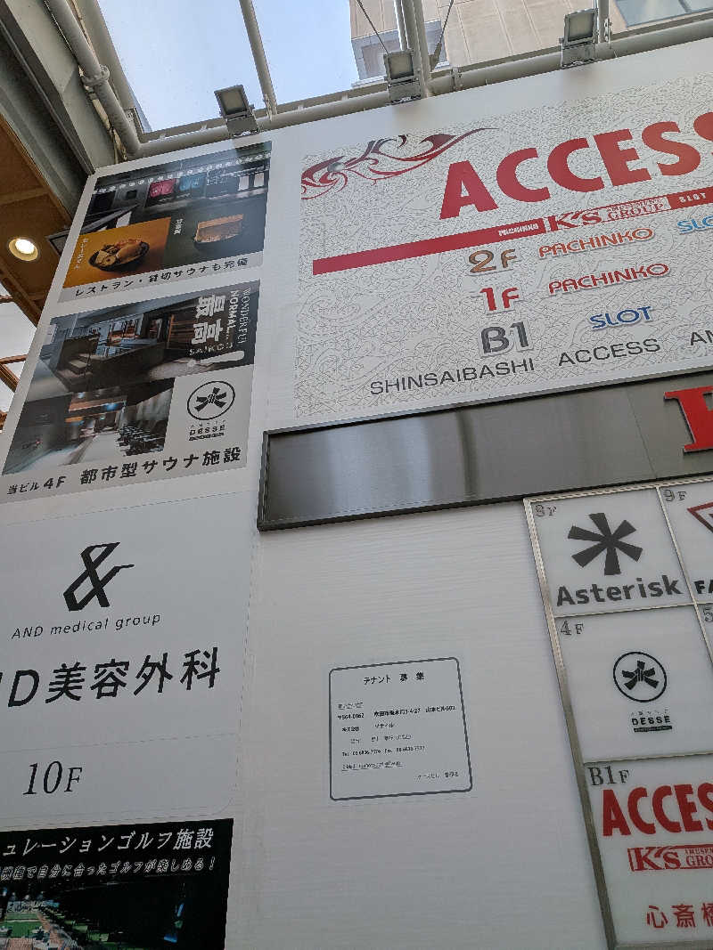 カロリン桶屋さんの大阪サウナDESSEのサ活写真